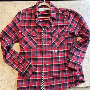 Off White Mens “check shirt” flannel